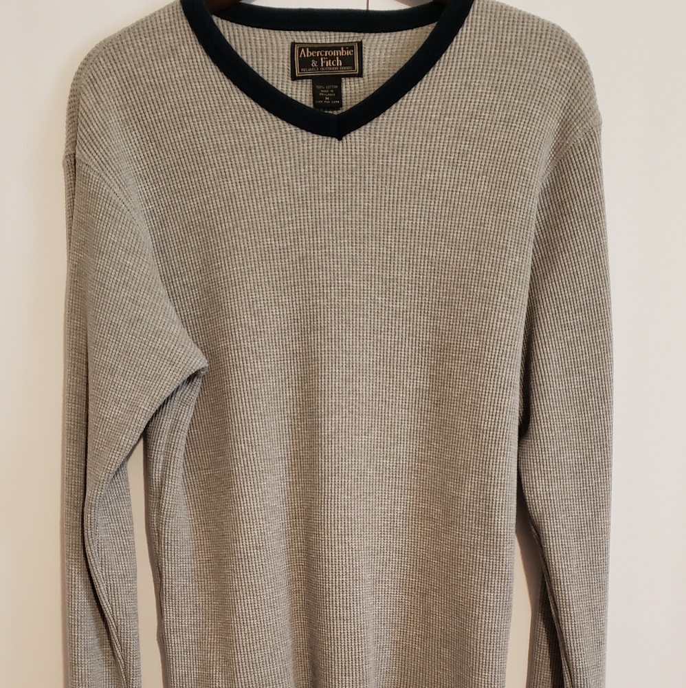 Abercrombie & Fitch V-neck Thermal Shirt M